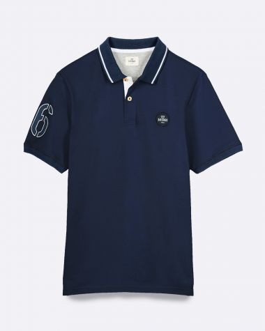 Herren-Poloshirt Farr  · Marine Blau