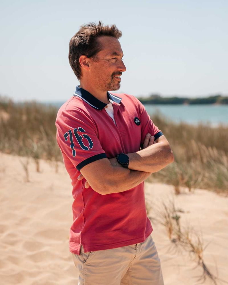 Men's Farr Polo Shirt· Écrevisse