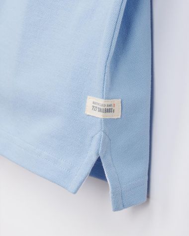 Men's Sun Polo Shirt· Pastel blue