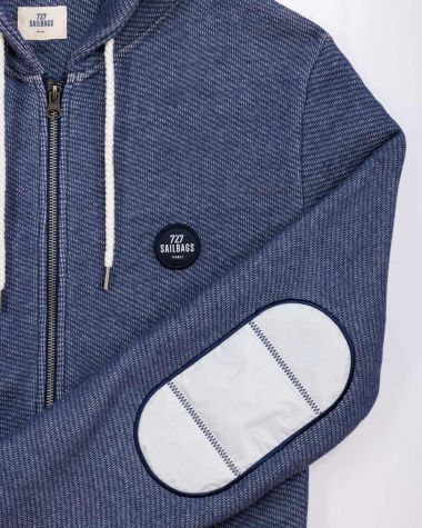 Sweat Hoodie · Bleu chiné