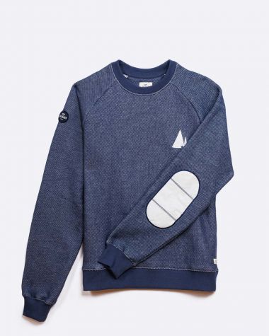 Sweatshirt · Blau meliert