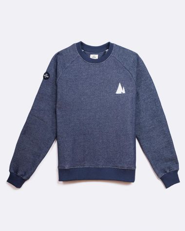 Sweatshirt · Blau meliert