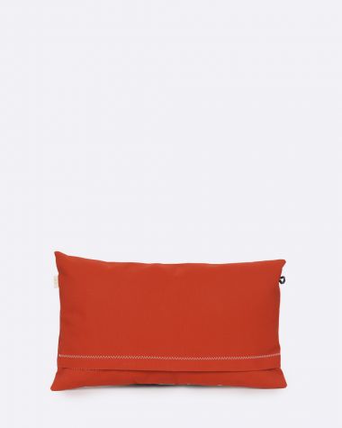 Coussin 50x30 · Lin et terre de feu