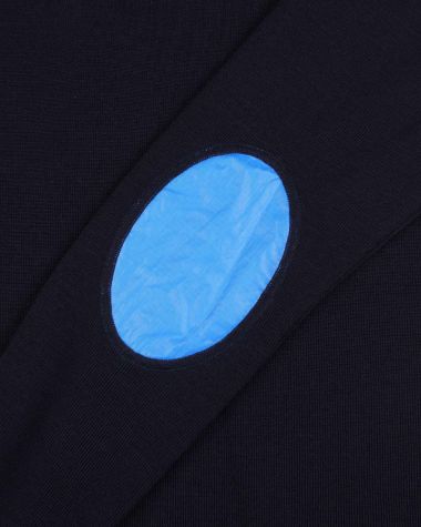 Pullover mit Offizierskragen · Dunker blau