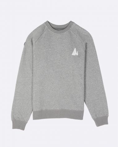 Sweatshirt · Grau meliert