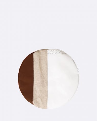 Pouf Solo ⌀54 · Lin et chocolat