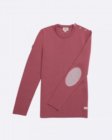 Pull marin Femme Laine Mérinos · Vieux rose