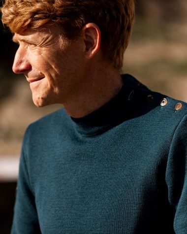 Pull marin Homme · Laine vierge Colvert