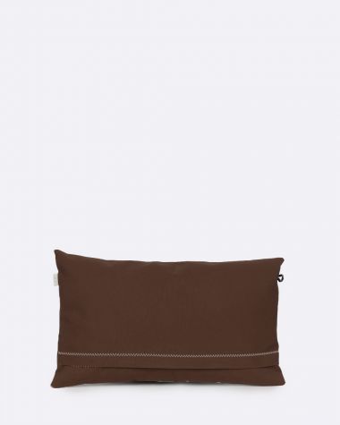 Coussin 50x30 · Lin et chocolat