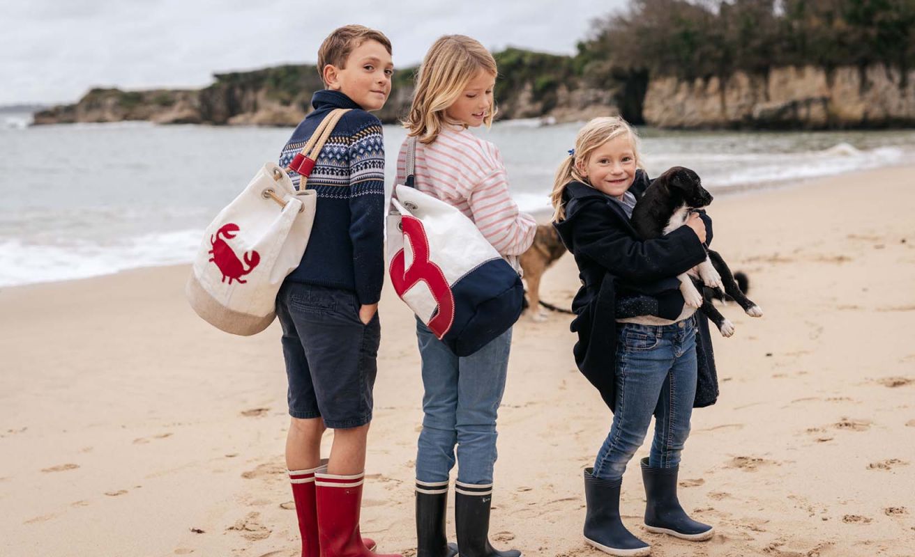 Seesack Jack · Marineblau und rot