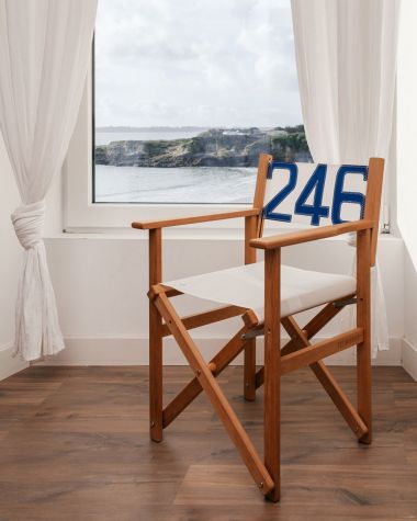 Fauteuil de réalisateur Croisette · Bleu