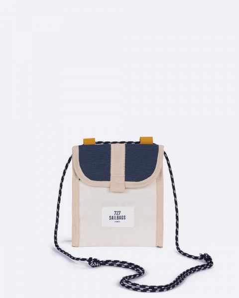 Skate shoulder bag · Navy blue and yellow