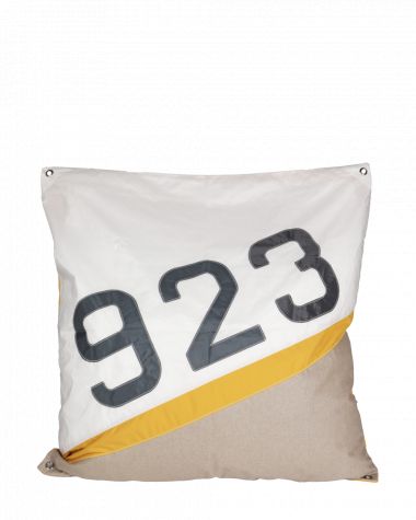 Maxi Pouf · Lin Moutarde 140x140