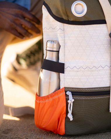 Sacoche vélo - Sac à dos Biky · Kaki et orange