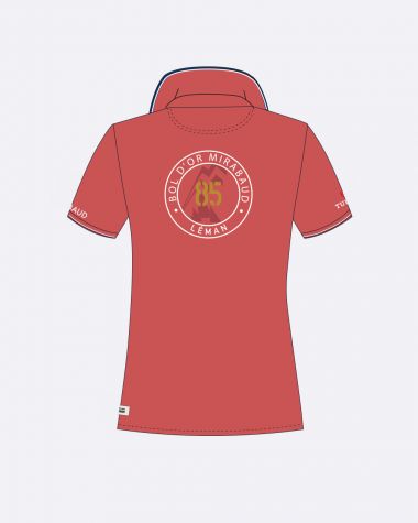 Women's short sleeved polo Coral · Bol d'Or Mirabaud 2024