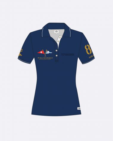 Limited Edition Women's polo shirt navy blue · Bol d'Or Mirabaud 2024