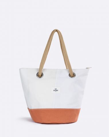 Sac à main Sandy · Coton corail