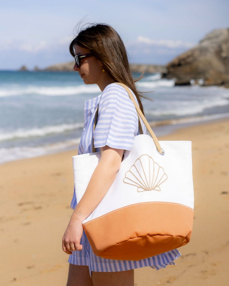 Tote Bag Big · Coral cotton