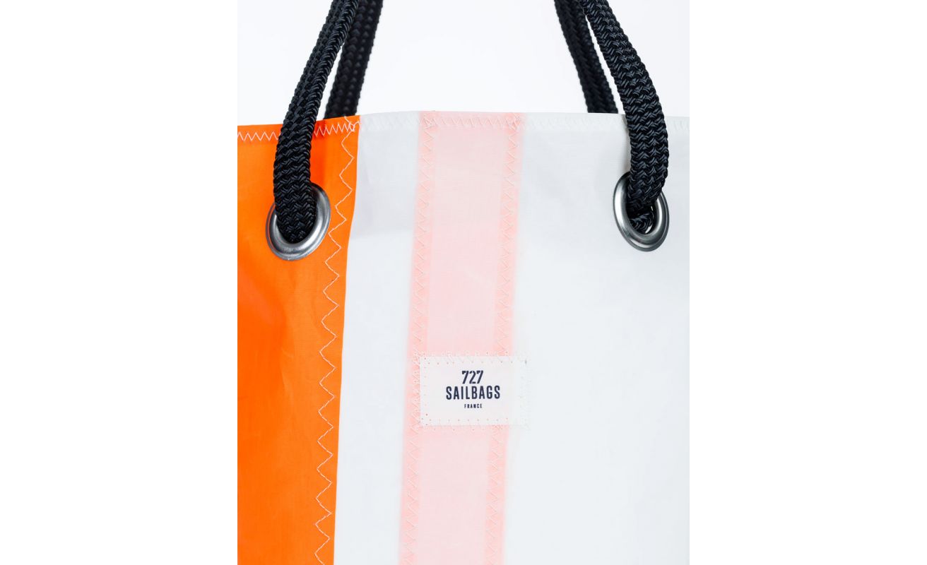 Beach Bag · Blanc et orange