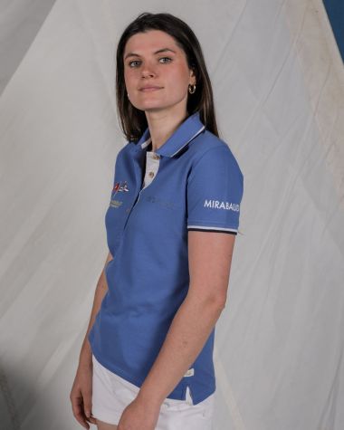 Women's short sleeved polo Ocean · Bol d'Or Mirabaud 2024 · VAT will be deducted for orders from Switzerland