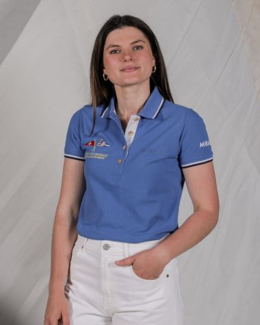 Women's short sleeved polo Ocean · Bol d'Or Mirabaud 2024 · VAT will be deducted for orders from Switzerland