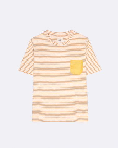 T-Shirt Calvi Femme · Jaune et écru