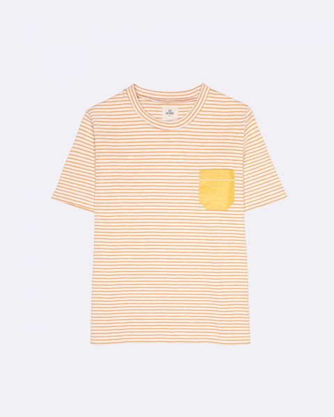 T-Shirt Calvi Femme · Jaune et écru