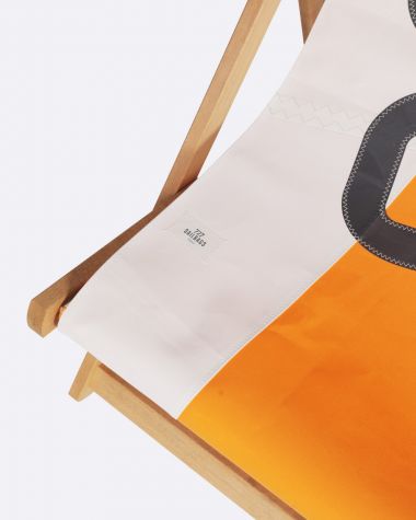 Liegestuhl ohne Armlehnen · Mandarine