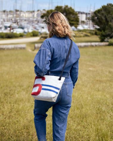 Sac bandouliere Rivage Armor Lux x 727 Sailbags recycle 727 Sailbags