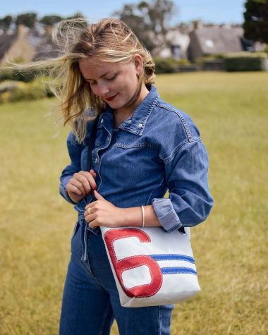 Sac bandouliere Rivage Armor Lux x 727 Sailbags recycle 727 Sailbags