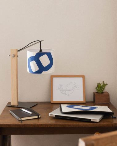 Lampe de bureau · Bleu