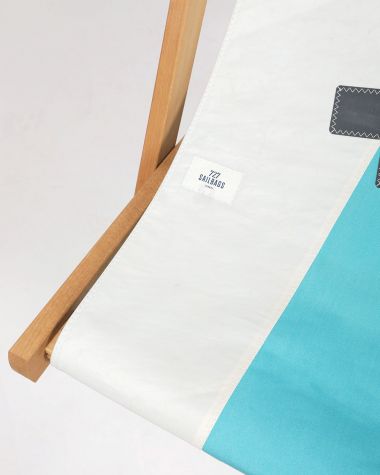 Transat en hêtre · Bleu mer du sud