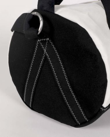 Sac de sport Polochon · Noir 3 rouge