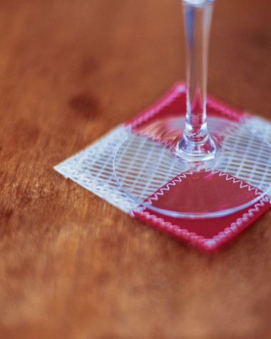 Set of 6 coasters · Marine flags