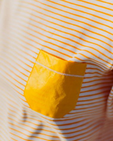 T-Shirt Calvi Femme · Jaune et écru