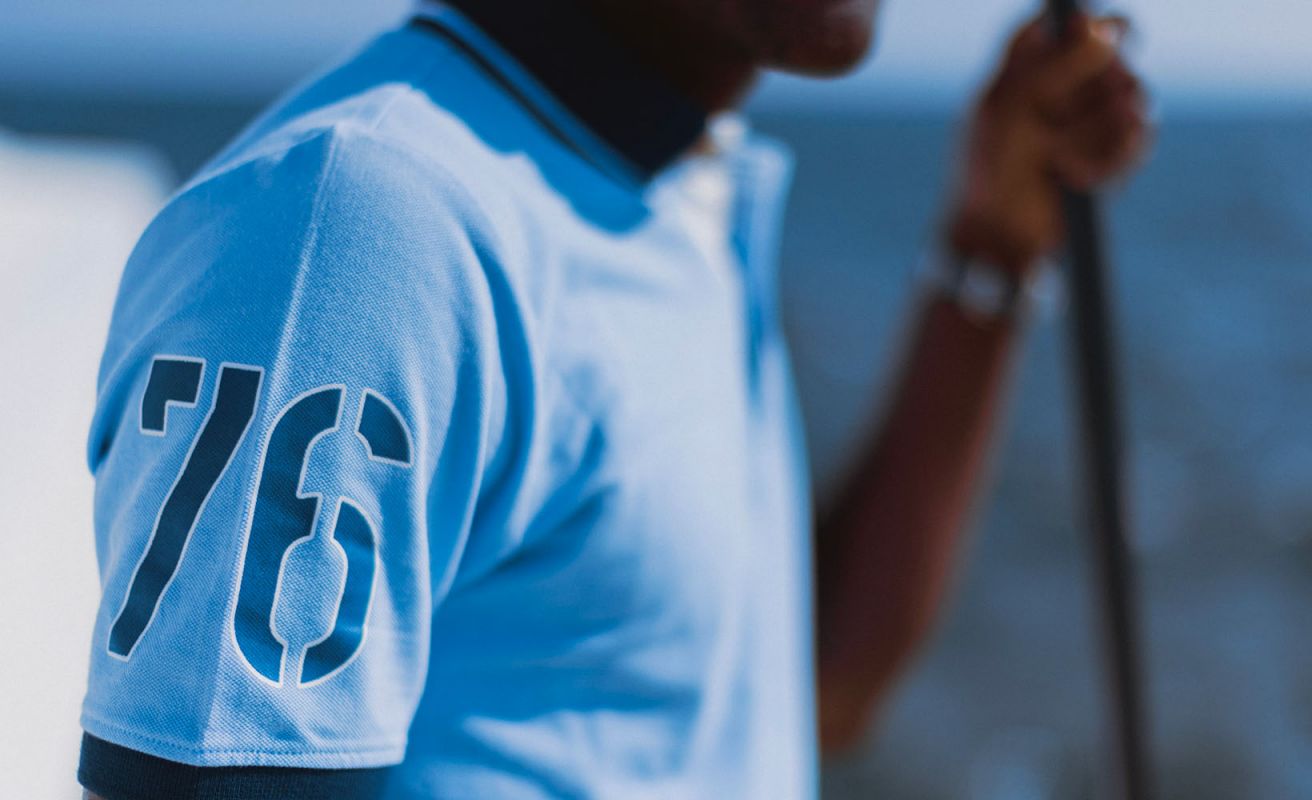 Men's Farr Polo Shirt· Pastel blue