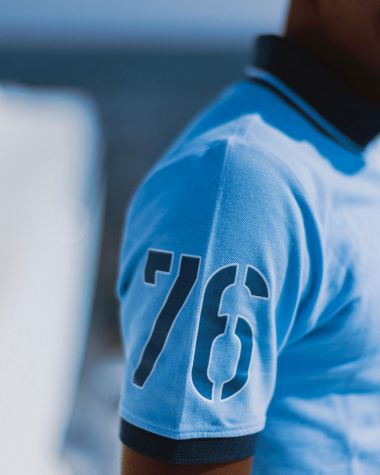 Men's Farr Polo Shirt· Pastel blue