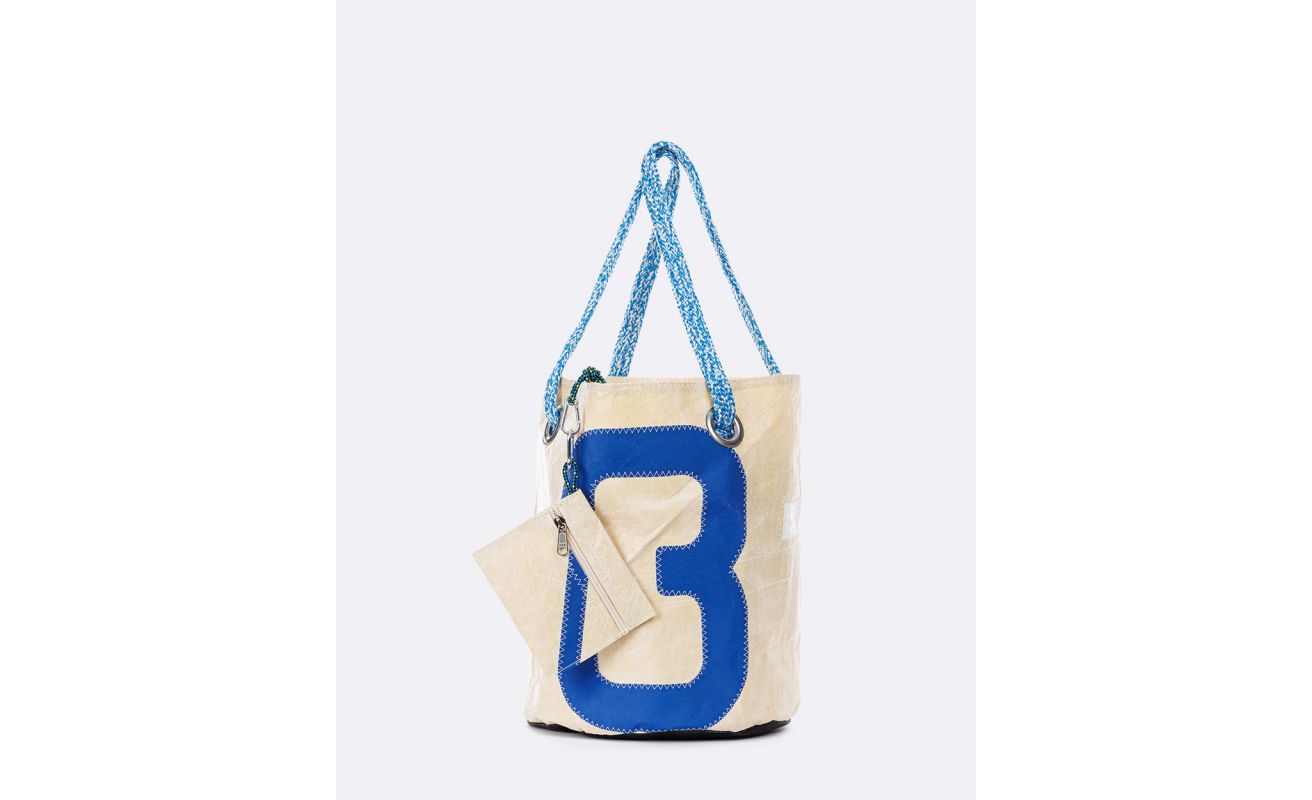 Strandtasche · 3Di blau