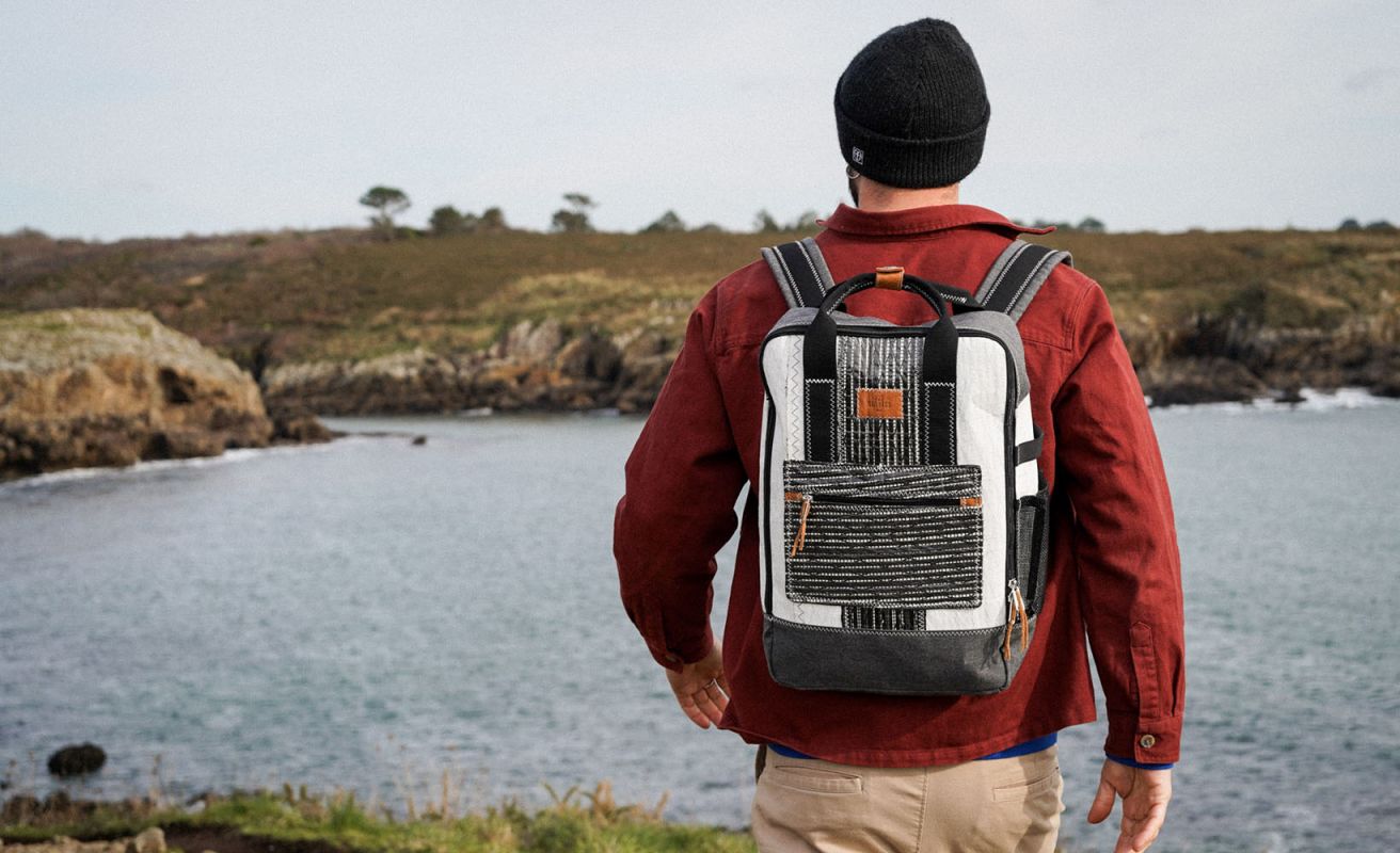 Wally backpack · 3Dl white sail