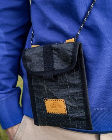 Pochette Bandoulière Skate · Noir et moutarde