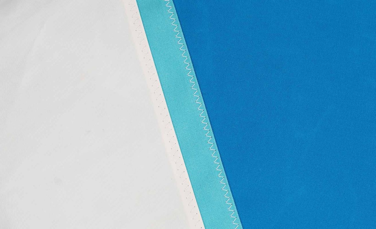 Tom pouf · Bleu caraïbes