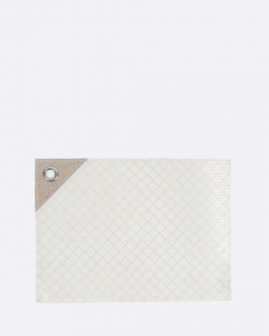 Placemat · White and natural linen