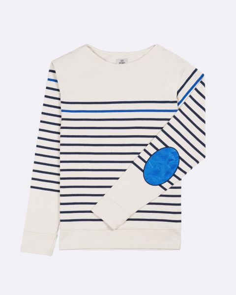 Marinière Midship Homme · Écru et bleu