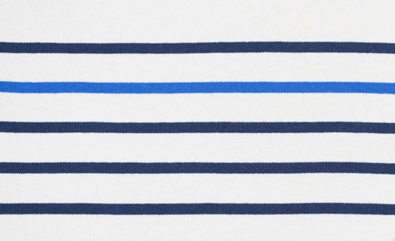 Marinière Midship Homme · Écru et bleu