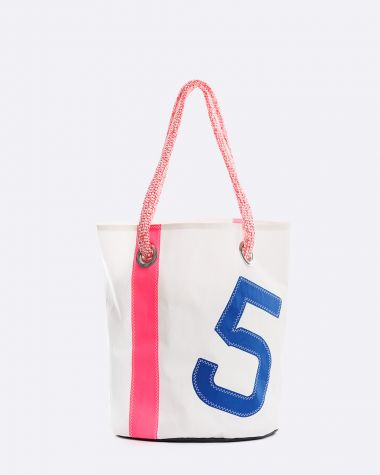 Beach bag rose et bleu · 727 Sailbags x TBS