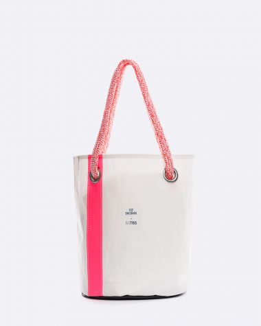 Beach bag rose et bleu · 727 Sailbags x TBS