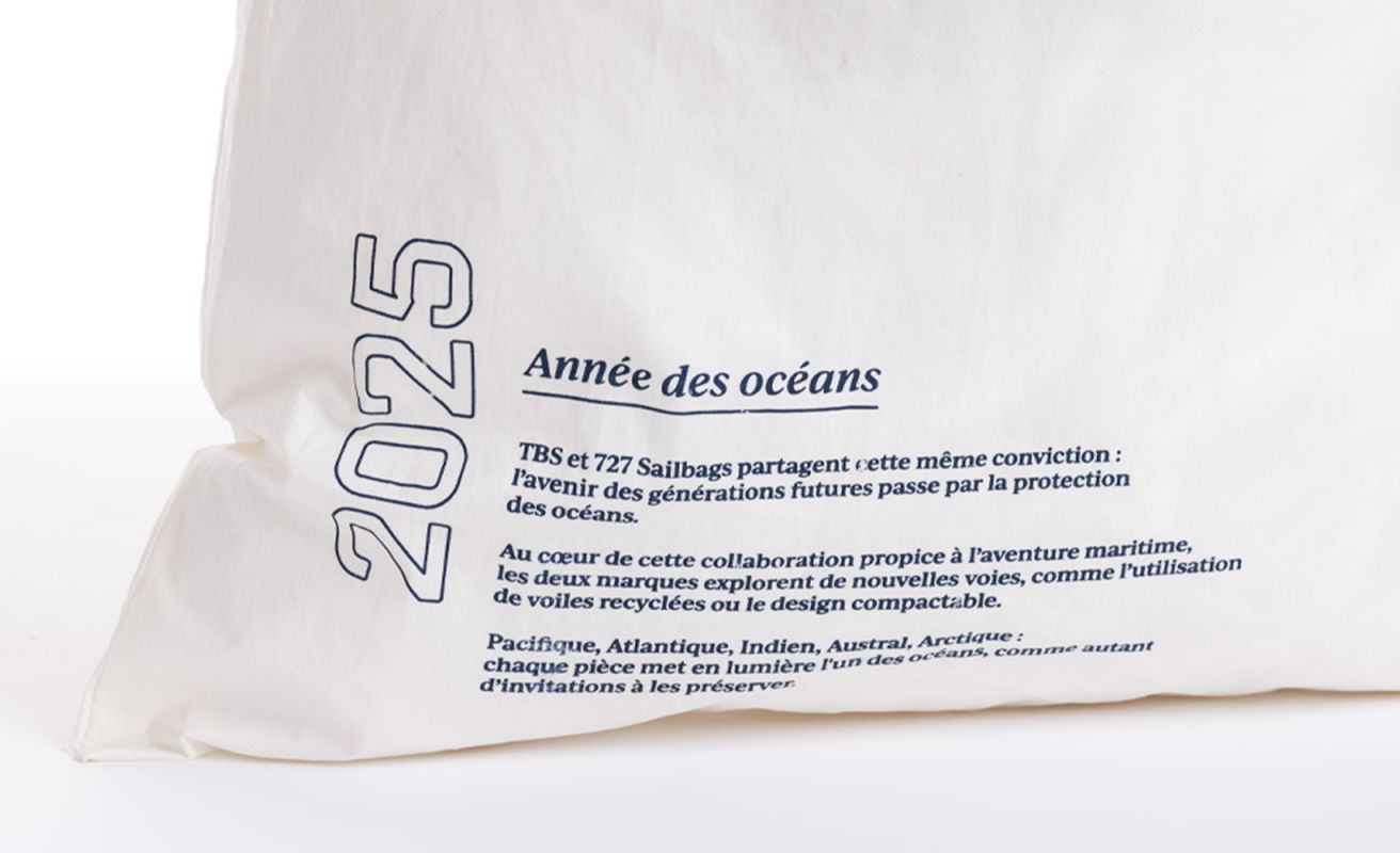 Spi bag blanc · 727 Sailbags x TBS