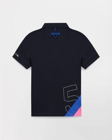 Polo femme Navy · 727 Sailbags x TBS