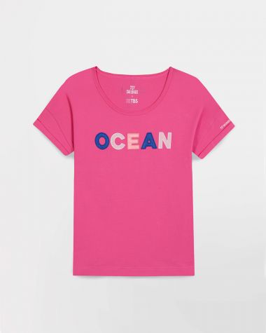 T-shirt femme rose · 727 Sailbags x TBS