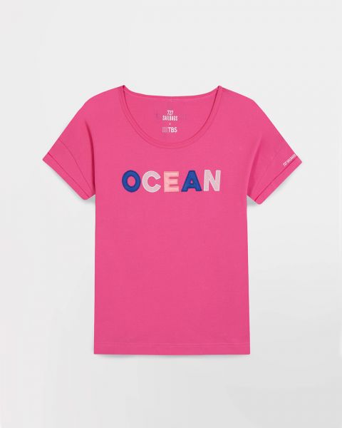 T-shirt femme rose · 727 Sailbags x TBS
